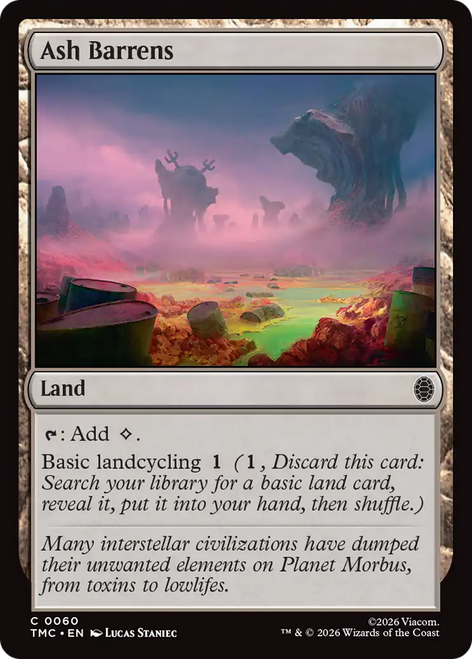 Ash Barrens (Surge Foil) | Teenage Mutant Ninja Turtles Eternal、Magic: The Gathering、kayou