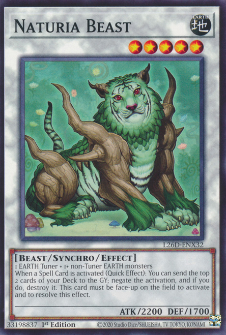 L26D-ENX32 Naturia Beast、Yu-Gi-Oh!、kayou