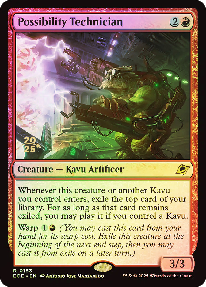 Possibility Technician (RM-PRE_EOE_153-ENF)、Magic: The Gathering、kayou
