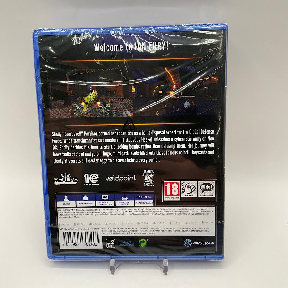 Ion Fury PAL Playstation 4 Sealed、Collector Store LLC - VG、kayou