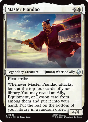 Master Piandao (TLA-028)、Magic: The Gathering、kayou