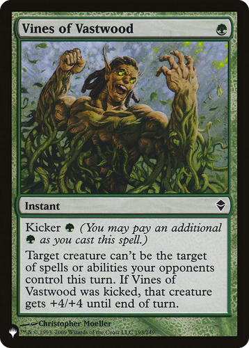 Vines of Vastwood (LIST-193/249) - The List、Wizards of the Coast、kayou