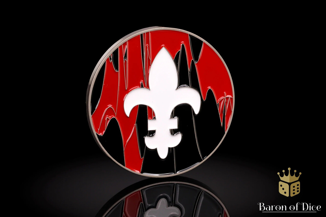 Baron Of Dice Objective Marker - Fleur de Lis 40mm、ToyWiz、kayou