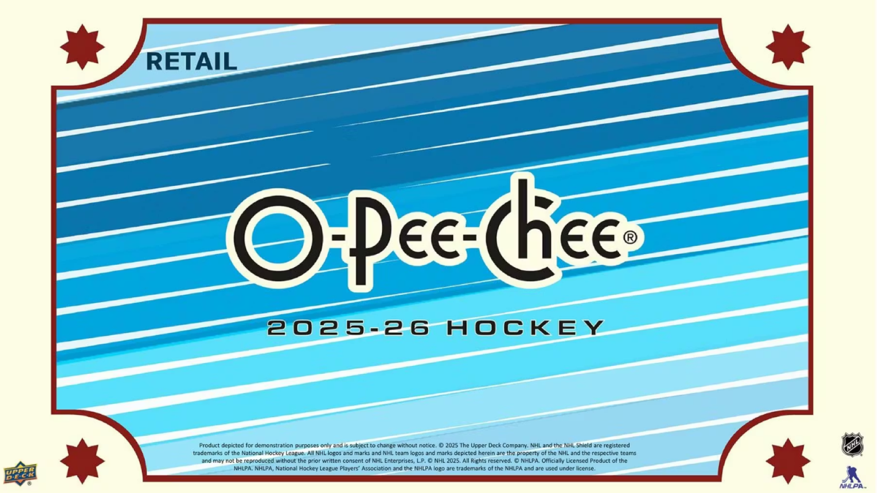 2025-26 Upper Deck O-Pee-Chee Hockey Blaster Box、Upper Deck、kayou
