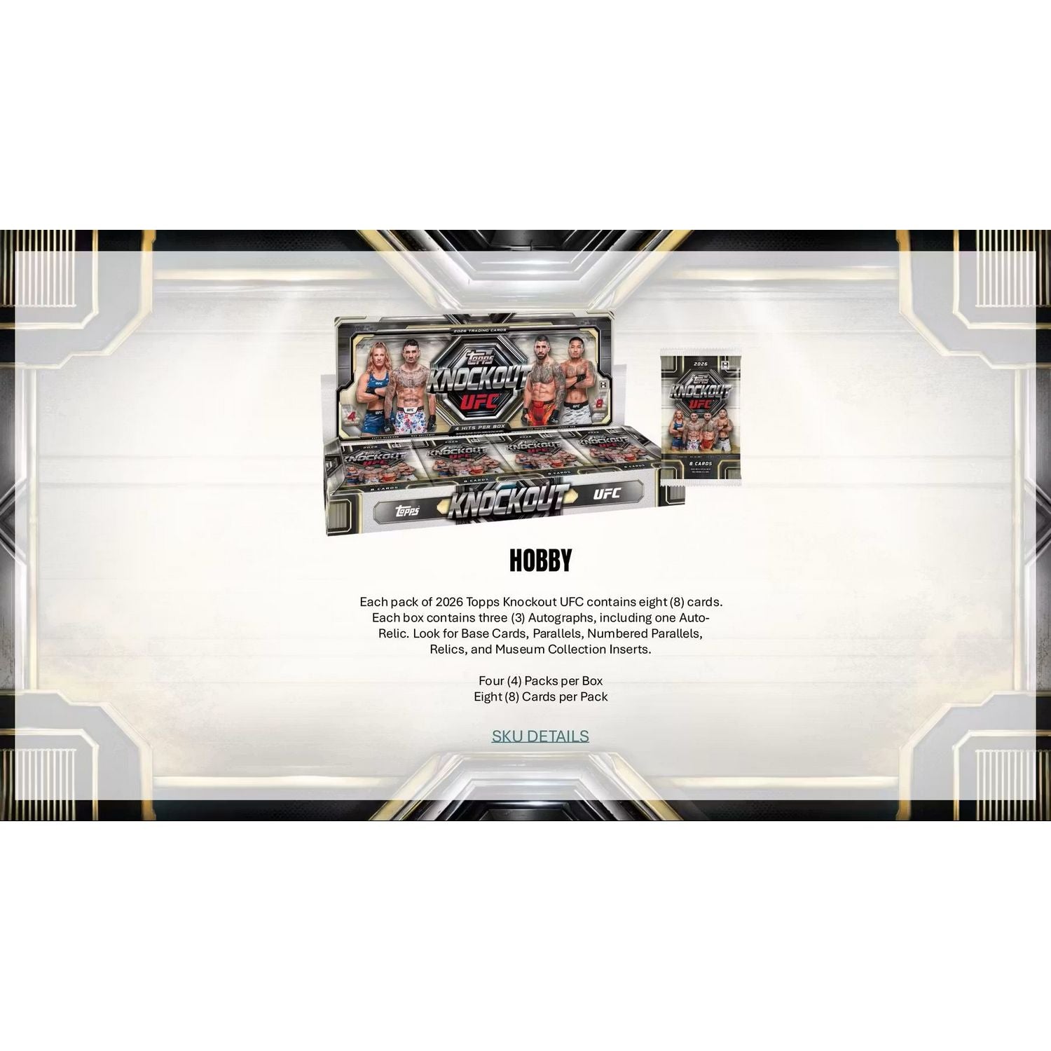 2026 Topps Knockout UFC Hobby Box、Topps、kayou