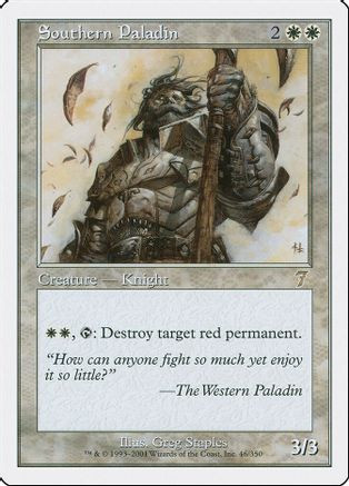 Southern Paladin (7ED-046) - 7th Edition Foil、Wizards of the Coast、kayou
