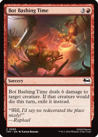 Bot Bashing Time (TMT-085) - Teenage Mutant Ninja Turtles Foil、Wizards of the Coast、kayou