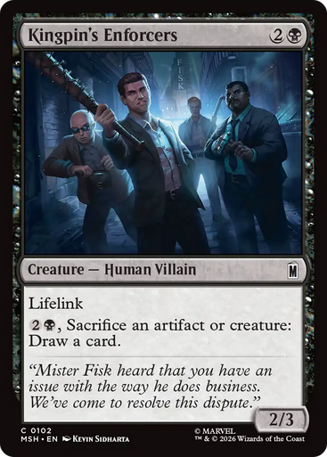 Kingpin's Enforcers (Foil) | Marvel Super Heroes、Magic: The Gathering、kayou