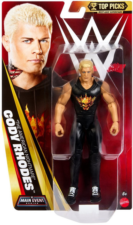 WWE Wrestling Top Picks 2026 Main Event Series Cody Rhodes Action Figure、ToyWiz、kayou