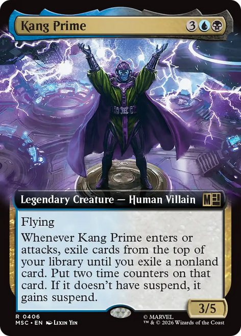 Kang Prime (Extended Art) | Marvel Super Heroes Commander、Magic: The Gathering、kayou