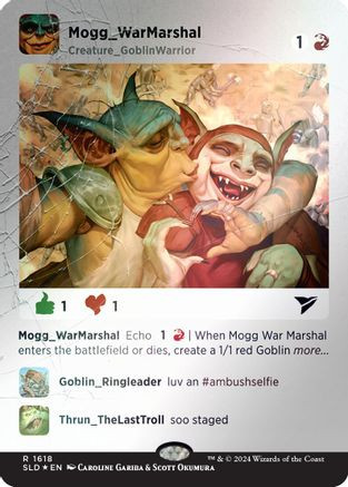 Mogg War Marshal (Rainbow Foil) (SLD-1618) - Secret Lair Drop Series Foil、Wizards of the Coast、kayou