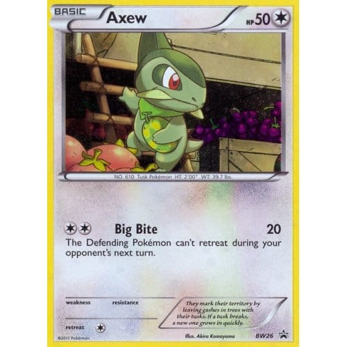 Black & White Promo BW26 Axew、Pokemon、kayou
