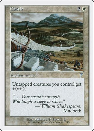 Castle (7ED-005) - 7th Edition、Wizards of the Coast、kayou