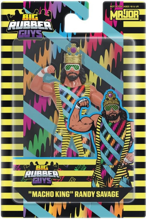 Big Rubber Guys WWE Wrestling Macho King Randy Savage 8-Inch Figure (Pre-Order ships September)、ToyWiz、kayou