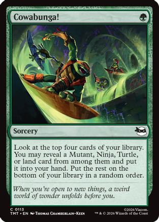 Cowabunga! (TMT-113) - Teenage Mutant Ninja Turtles、Wizards of the Coast、kayou
