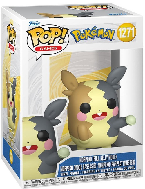 Funko Pokemon POP! Games Morpeko Vinyl Figure #1271 Full Belly (Pre-Order ships October)、ToyWiz、kayou