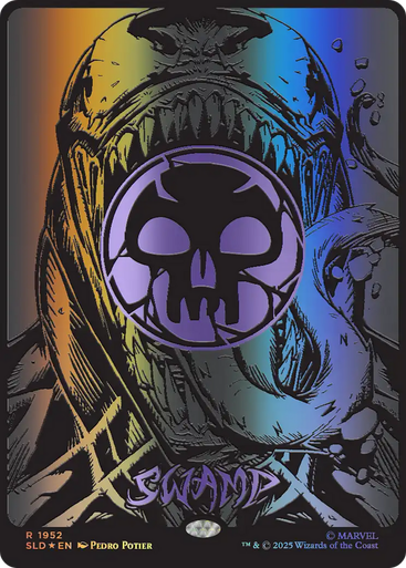Swamp (Foil) (Secret Lair - Marvel's Spider-Man: Mana Symbiote) | Secret Lair Drops、Magic: The Gathering、kayou