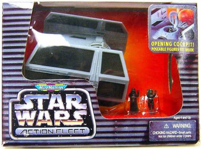 Star Wars A New Hope Micro Machines Action Fleet Darth Vader's Tie Fighter Mini Vehicle、ToyWiz、kayou
