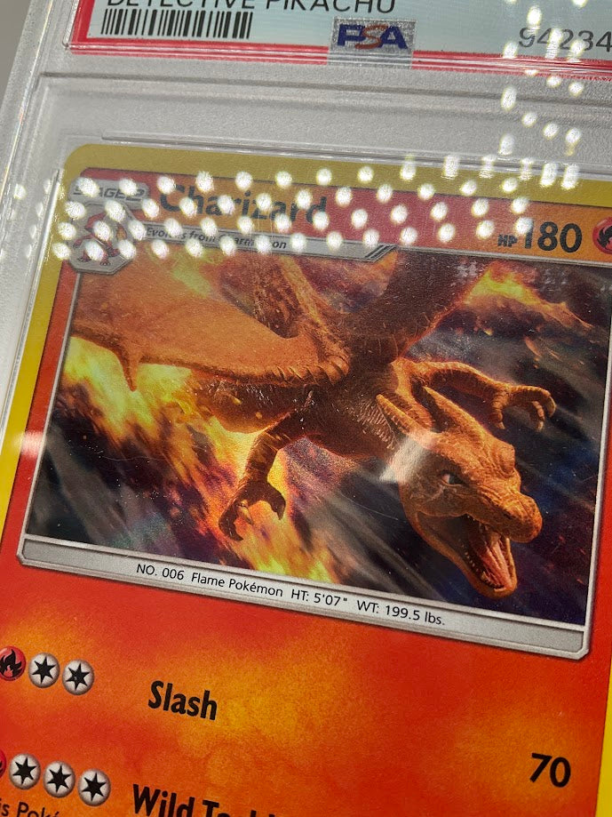 Charizard Pokemon Detective Pikachu Holo #5 PSA 8、Collector Store LLC Gaming、kayou