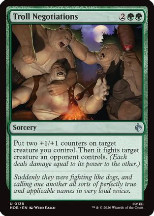Troll Negotiations (HOB-138) - The Hobbit Foil、Wizards of the Coast、kayou