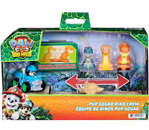 Paw Patrol The Dino Movie Pup Squad Dino Crew Mini Figure 5-Pack Exclusive Rex Pup Squad Racer、ToyWiz、kayou