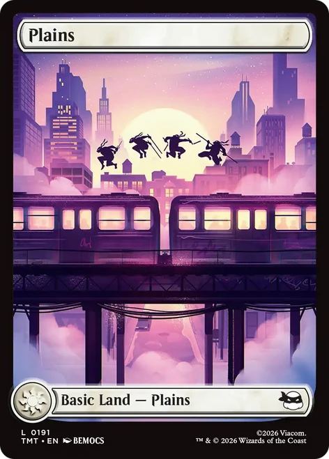 Plains (#191) (Full Art) | Teenage Mutant Ninja Turtles、Magic: The Gathering、kayou