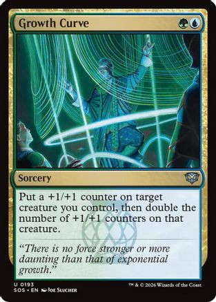 Growth Curve (SOS-193) - Secrets of Strixhaven Foil、Wizards of the Coast、kayou