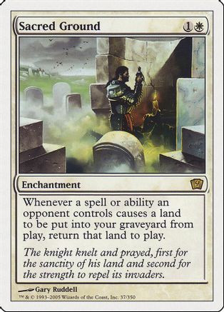 Sacred Ground (9ED-037) - 9th Edition、Wizards of the Coast、kayou