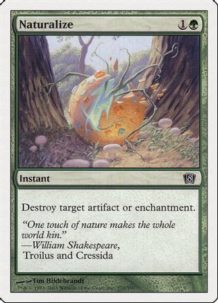 Naturalize (8ED-270) - 8th Edition Foil、Wizards of the Coast、kayou