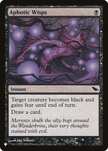 Aphotic Wisps (LIST-55/301) - The List、Wizards of the Coast、kayou