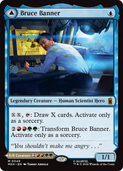 Bruce Banner // The Incredible Hulk (Foil) | Marvel Super Heroes、Magic: The Gathering、kayou