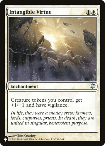 Intangible Virtue (LIST-ISD-19) - The List、Wizards of the Coast、kayou