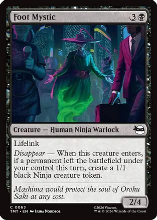 Foot Mystic (TMT-063) - Teenage Mutant Ninja Turtles Foil、Wizards of the Coast、kayou