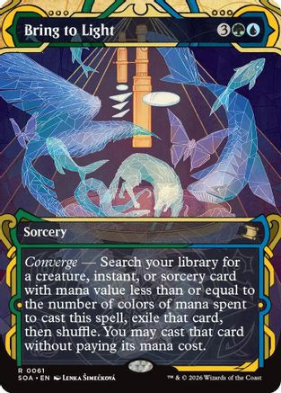 Bring to Light (SOA-061) - Secrets of Strixhaven: Mystical Archive、Wizards of the Coast、kayou