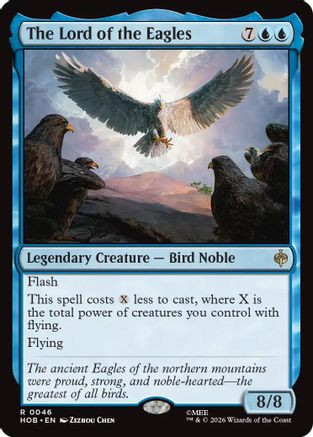 The Lord of the Eagles (HOB-046) - The Hobbit Foil、Wizards of the Coast、kayou