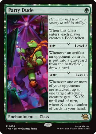 Party Dude (TMT-128) - Teenage Mutant Ninja Turtles、Wizards of the Coast、kayou