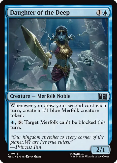 Daughter of the Deep (Foil) | Marvel Super Heroes Commander、Magic: The Gathering、kayou