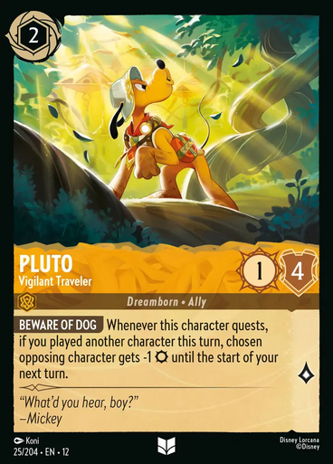 Pluto - Vigilant Traveler (Foil) | Wilds Unknown、Disney Lorcana、kayou