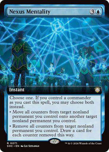Nexus Mentality (Extended Art) | Secrets of Strixhaven Commander、Magic: The Gathering、kayou