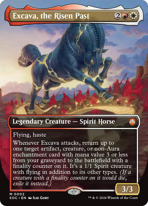 Excava, the Risen Past (Borderless Foil) | Secrets of Strixhaven Commander、Magic: The Gathering、kayou