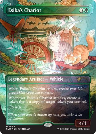 Esika's Chariot (Rainbow Foil) (SLD-1894) - Secret Lair Drop Series Foil、Wizards of the Coast、kayou