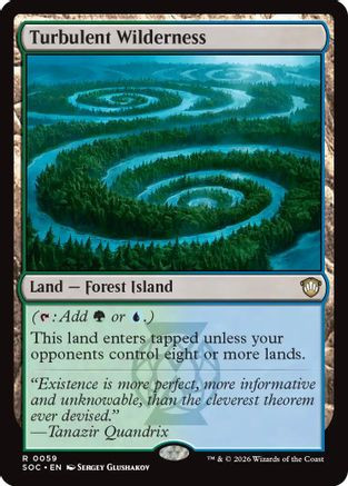 Turbulent Wilderness (SOC-059) - Commander: Secrets of Strixhaven、Wizards of the Coast、kayou