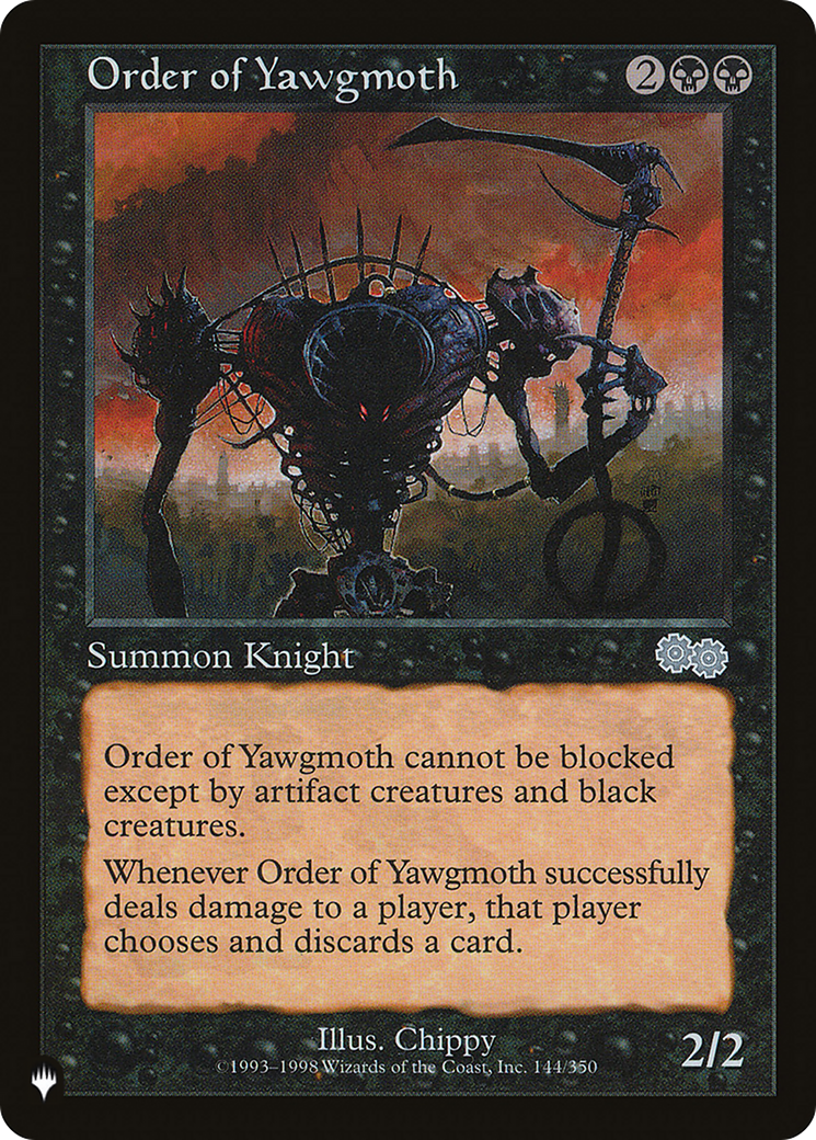 Order of Yawgmoth (USG) (LIST-144/350) - The List、Wizards of the Coast、kayou