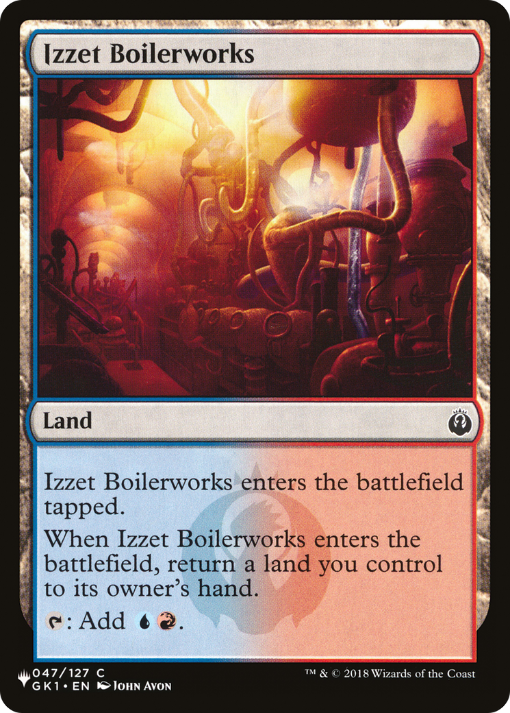 Izzet Boilerworks (GK1) (LIST-047/127) - The List、Wizards of the Coast、kayou
