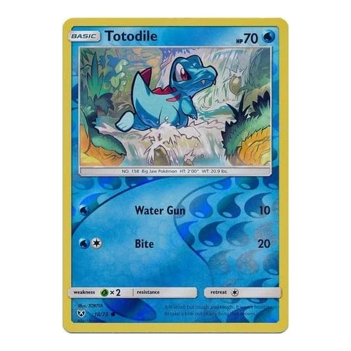 Shining Legends 18/73 Totodile (Reverse Holo)、Pokemon、kayou