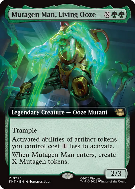 Mutagen Man, Living Ooze (Extended Art) | Teenage Mutant Ninja Turtles、Magic: The Gathering、kayou