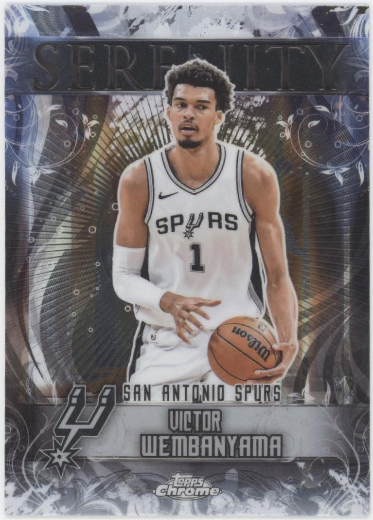 Victor Wembanyama 2025-26 Topps Chrome Serenity #SY-1、Collector Store LLC、kayou