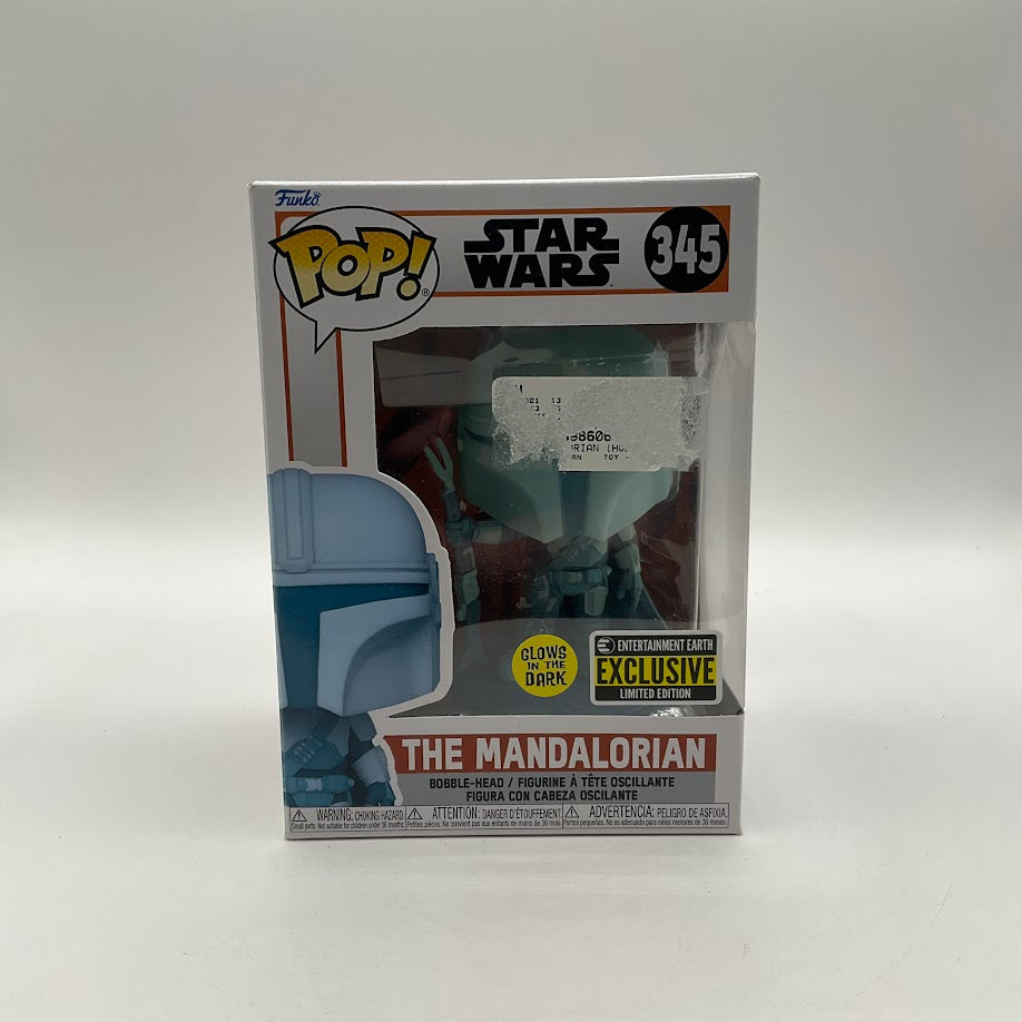 The Mandalorian Funko Pop! Star Wars #345 GITD Entertainment Earth、Funko、kayou