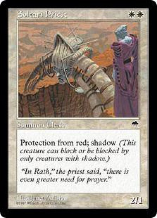 MtG Tempest Uncommon Soltari Priest #46 Lightly Played、ToyWiz、kayou