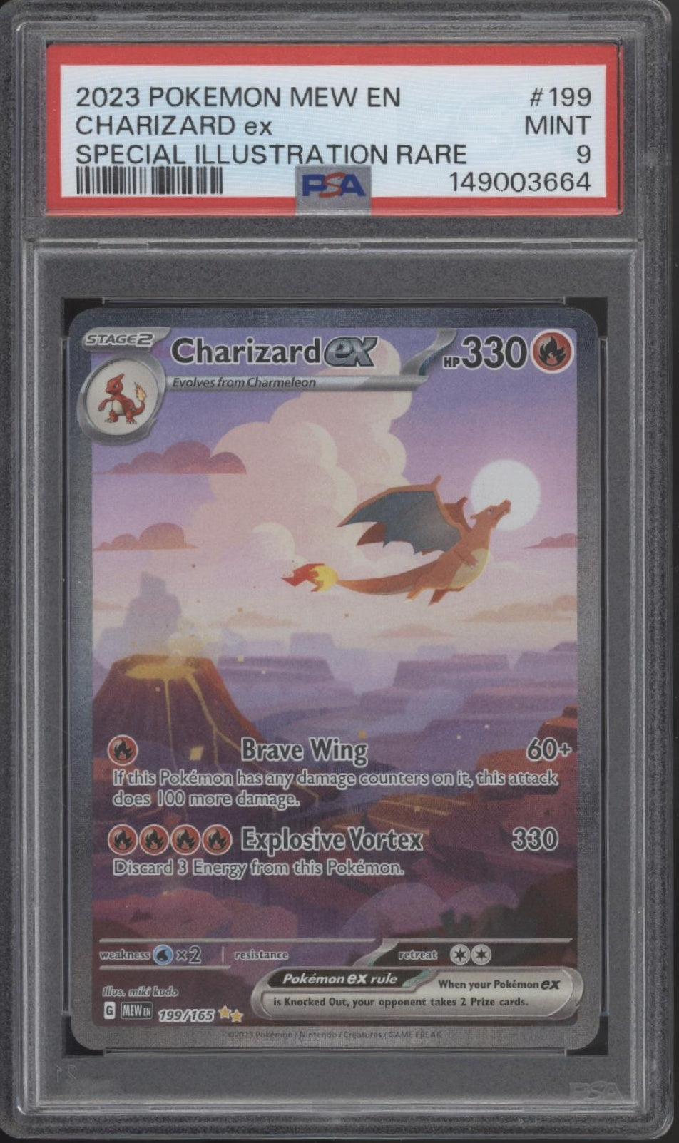 Charizard ex Pokemon 151 Special Illustration Rare #199 PSA 9 #1、Collector Store LLC Gaming、kayou